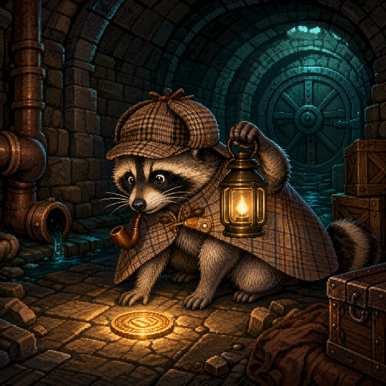 PipeJimothy in the pixel sewer vault